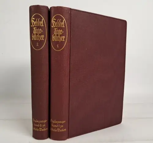 Buch: Christian Friedrich Hebbels Tagebücher in zwei Bänden, Reclam, 2 Bände