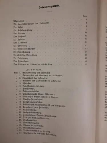 Buch: Beschreibung der 1 E-h2-Güterzuglokomotive Reihe 43, 1927