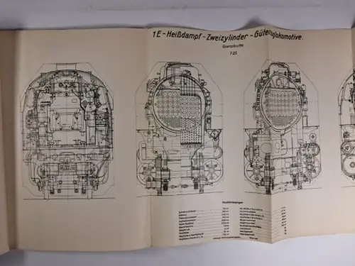 Buch: Beschreibung der 1 E-h2-Güterzuglokomotive Reihe 43, 1927