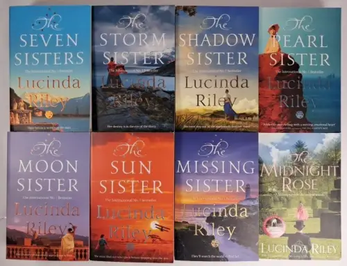8 Bücher Lucinda Riley: The Seven Sisters series 1-7, The Midnight Rose, english