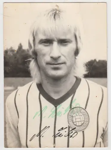 Autogrammkarte: Matthias Liebers, signiert!, Original Autogramm, Foto, Fußball