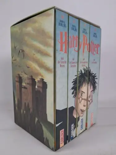 Buch: Harry Potter Zauber Box, Band 1-4; J. K. Rowling, Carlsen Verlag, 4 Bände