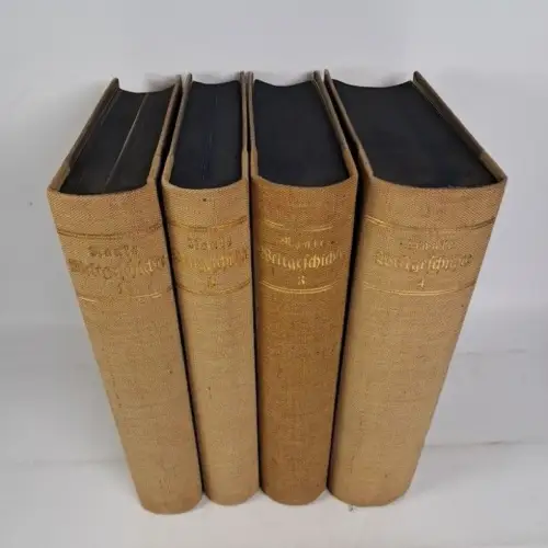 Buch: Weltgeschichte Band 1-4, Leopold von Ranke, 1910, Duncker & Humblot, 4 Bde