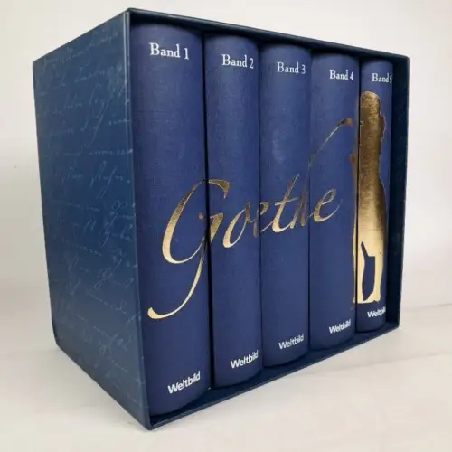 Buch: Johann Wolfgang Goethe, 5 Bände, 2007, Weltbild Verlag, Jubiläumsausgabe