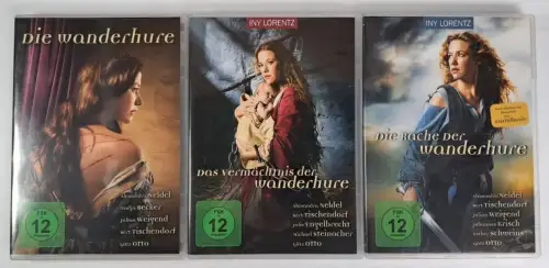 3 DVDs Die Wanderhure, Iny Lorentz, Alexandra Neldel, Film, Vermächtnis, Rache