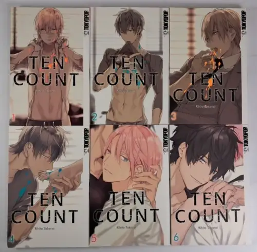 Manga: Ten Count 1-6 (komplett), Rihito Takarai, Tokyopop, 6 Bände