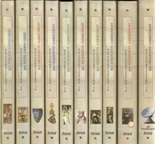 Buch: Die Jahrtausendbibliothek. 10 Bände, Müller-Kaspar, Ulrike. 10 Bände, 1999