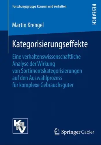 Buch: Kategorisierungseffekte, Krengel, Martin, 2013, Springer Gabler