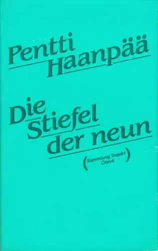 Buch: Die Stiefel der neun, Haanpää, Pentti, 1983, Otava Verlag, gebraucht, gut