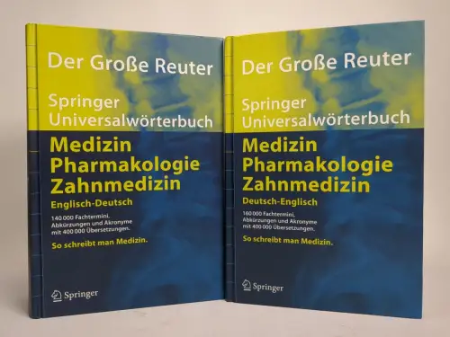 Springer Universalwörterbuch Medizin, Pharmakologie und Zahnmedizin, Reuter, 2 B