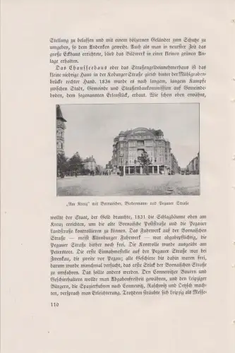 Buch: Die Entwicklung des Vorortes Connewitz, Paul Altenburger, 1926, Leipzig