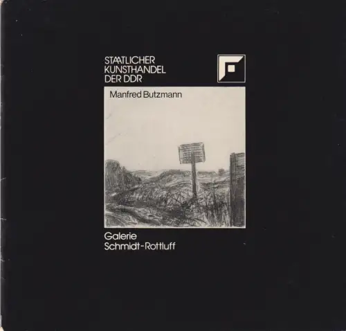 Buch: Manfred Butzmann, Grafik und Fotoplakate, 1987, Galerie Schmidt-Rottluff