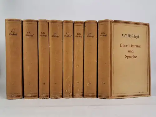 Buch: F. C. Weiskopf - Gesammelte Werke I-VIII, 1960, Dietz Verlag, 8 Bände