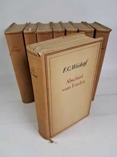 Buch: F. C. Weiskopf - Gesammelte Werke I-VIII, 1960, Dietz Verlag, 8 Bände