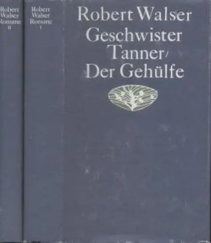 Buch: Die Romane. Walser, Robert, 1984, Volk & Welt, gebraucht, gut
