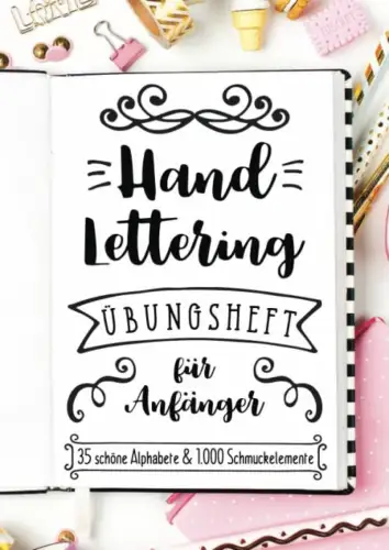 Buch: Handlettering Übungsheft für Anfänger, 2019, Selbstimpuls Verlag