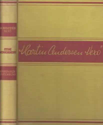 Buch: Stine Menschenkind, Andersen Nexö, Martin. ca. 1930, Büchergilde Gutenberg