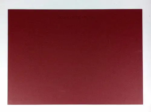 6 typographische Tischsets: FriedeFreudeEierkuchen. 2001, Büchergilde Gutenberg