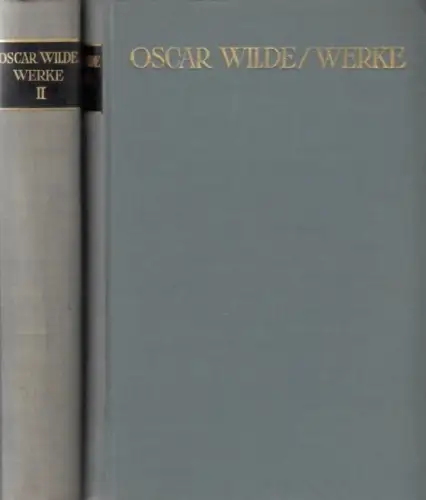 Buch: Werke in zwei Bänden, Wilde, Oscar. 2 Bände, Verlag Th. Knaur Nachf