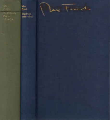 Buch: Tagebuch 1946-1949 / Erzählende Prosa 1939-79, Frisch, Max. 2 Bände