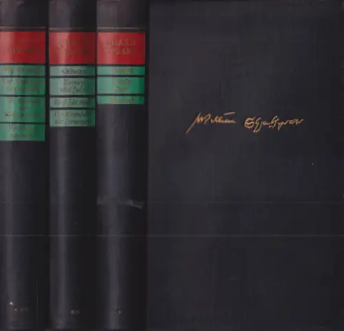 Buch: Shakespeares Werke I-III, Shakespeare, William. 1962, Arion Verlag, 3 Bde.