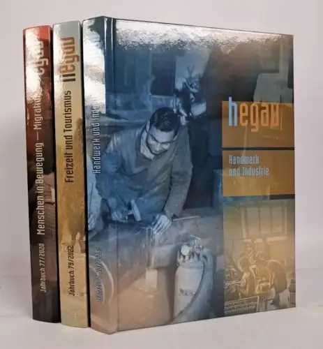 3 Bücher Hegau Jahrbuch 77/2020, 79/2022, 80/2023, gebraucht, sehr gut, Bundle