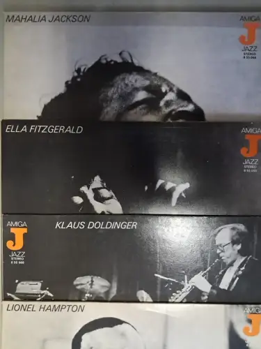 10 verschiedene AMIGA Jazz Schallplatten 12" LP, Glenn Miller, Ella Fitzgerald..