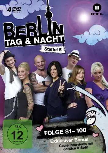 DVD-Box mit 4 DVDs: Berlin - Tag & Nacht - Staffel 5 / Folge 81-100, Serie