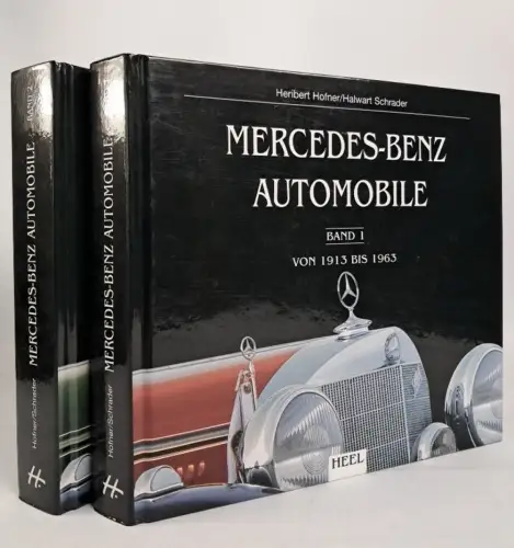 Buch: Mercedes-Benz Automobile 1+2, Schrader & Hofner, 2005, Heel Vlg., 2 Bände