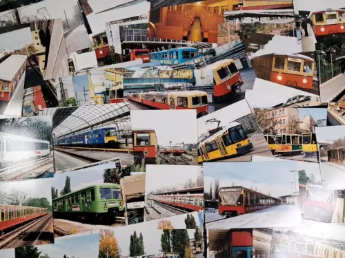 100 AK Foto Postkarten S-Bahn, Bus, Straßenbahn, ungelaufen, sehr guter Zustand!