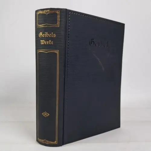 Buch: Emanuel Geibels Werke, R. Schacht, 4 Teile in 1 Band, Hesse & Becker