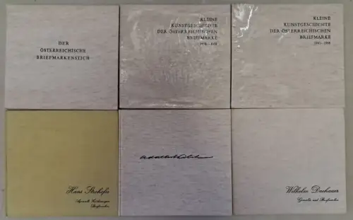 5 Bände Österreichische Briefmarken & Philatelie, Dachauer, Pilch, Strohofer