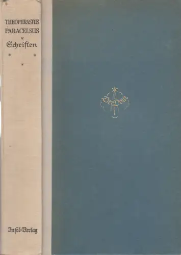 Buch: Schriften Theophrasts von Hehenheim genannt Paracelsus, 1924, Insel