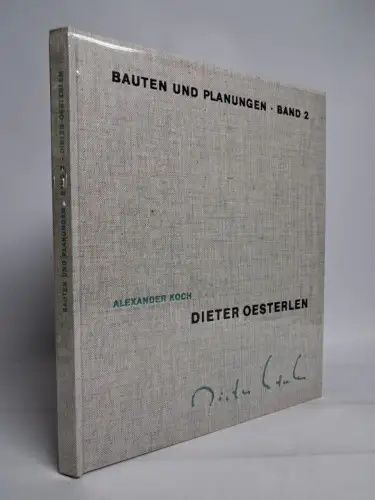 Buch: Dieter Oesterlen - Bauten und Planungen Band 2, 1964, Alexander Koch