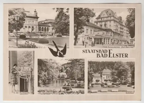 AK Staatsbad Bad Elster, ca. 1965, Bild und Heimat, ungelaufen, gebraucht, gut