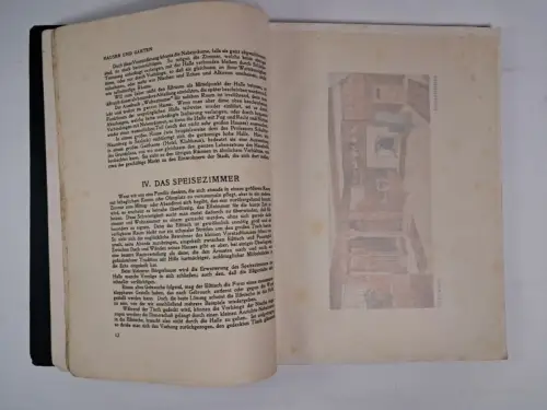 Buch: Häuser und Gärten, M. H. Baille Scott, 1912, Ernst Wasmuth Verlag