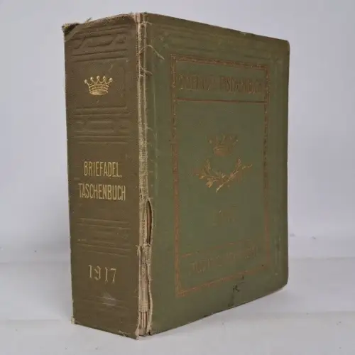 Buch: Gothaisches Genealogisches Taschenbuch der Briefadeligen Häuser, 1917