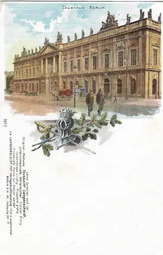 AK Zeughaus Berlin. ca. 1915, Postkarte, gut