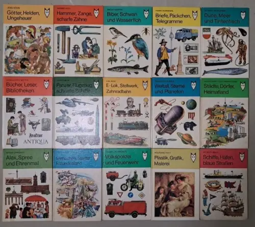 15 Bücher Mein kleines Lexikon, Kinderbuchverlag, Post, Feuerwehr, Weltall ...