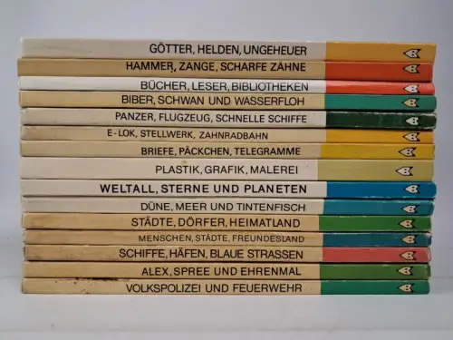 15 Bücher Mein kleines Lexikon, Kinderbuchverlag, Post, Feuerwehr, Weltall ...