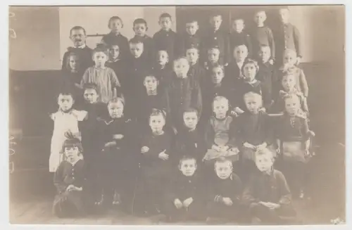 AK Klassenfoto, Anfang 20. Jahrhundert, Postkarte, ungelaufen, Foto, vintage