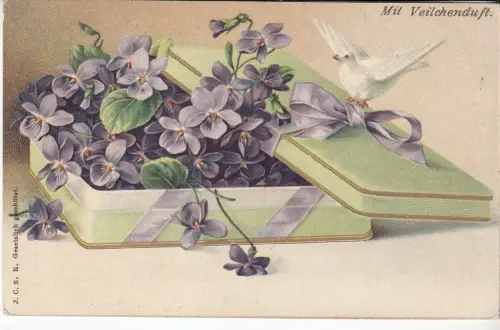 AK Blumen, ca. 1911, Postkarte, gelaufen, gebraucht, gut