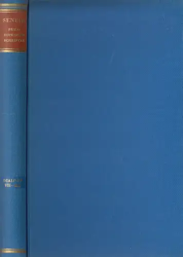 Buch: Seneca - Philosophische Schriften 2. Band: Dialoge VII-XII, 1983, WBG