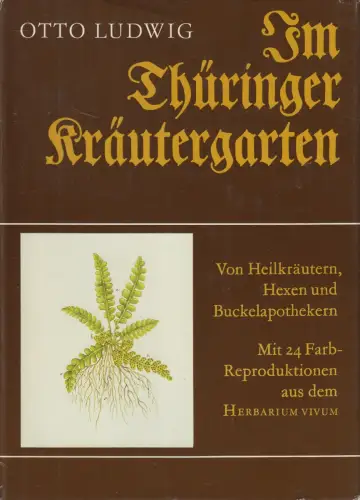 Buch: Im Thüringer Kräutergarten. Ludwig, Otto, 1989, Greifenverlag
