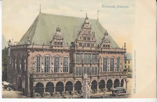 AK Bremen. Rathaus, Zedler & Vogel, Postkarte, ungelaufen, gebraucht, gut