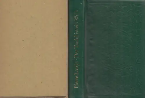 Buch: Der Teufel ist ein Weib. Pierre Louys, 1985, Verlag Neues Leben