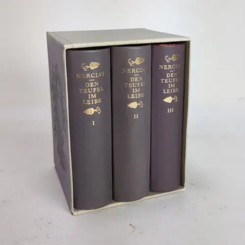 Buch: Den Teufel im Leibe, Andrea de Nerciat, Robert-Andre. 3 Bände, 1986