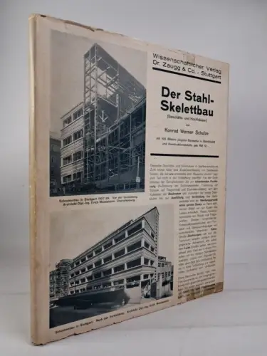 Buch: Der Stahl-Skelettbau, Geschäfts- und Hochhäuser, K.W. Schulze, 1928, Zaugg