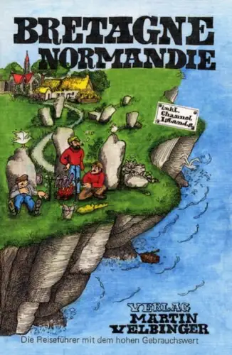 Buch: Bretagne Normandie, Schröder, Dirk, 1989, Verlag Martin Velbinger