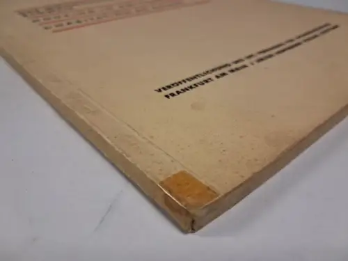 Buch: Das Wohnungswesen in der Schweiz und in Frankfurt.. Julius Hoffmann Verlag